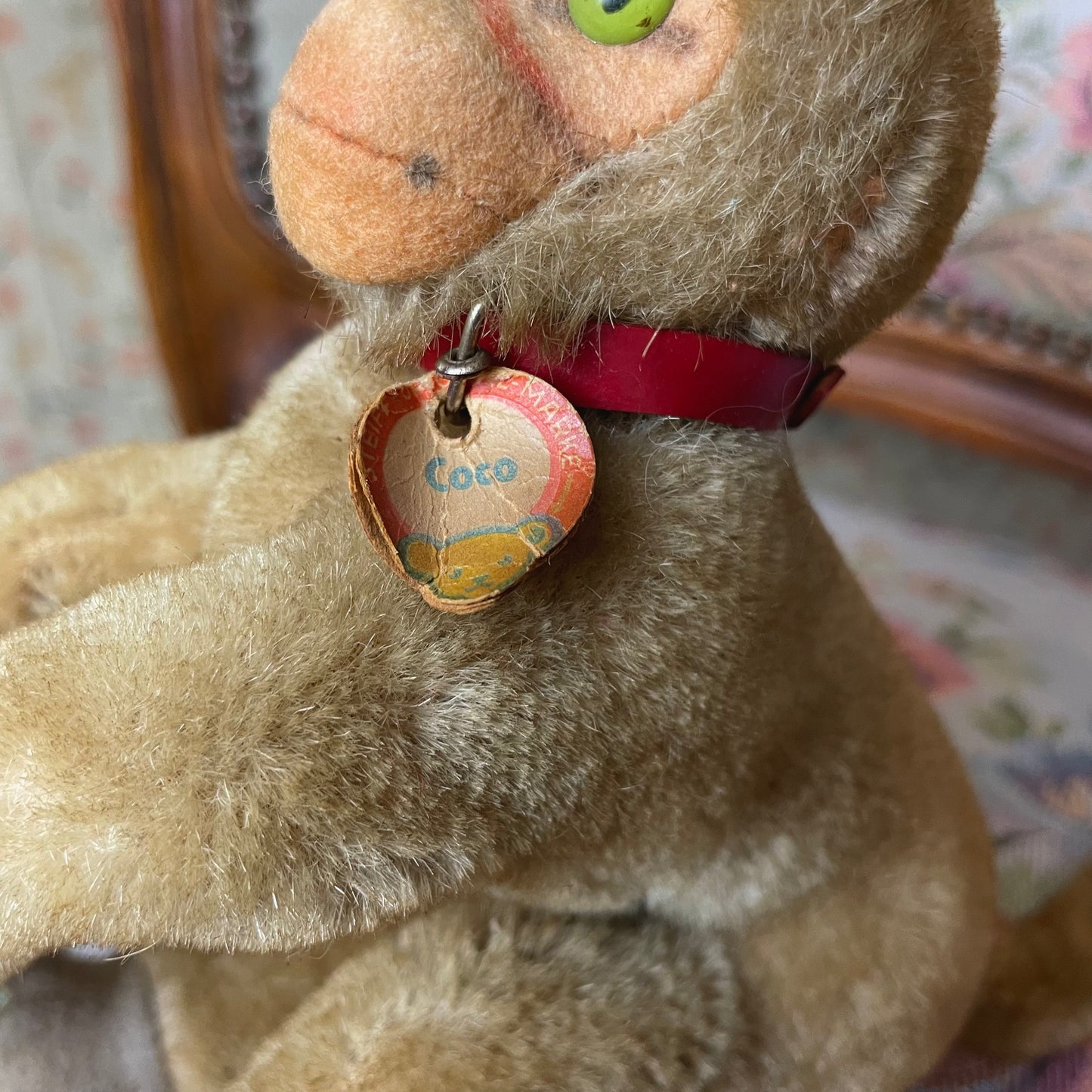 Steiff 1960s Monkey Plush Toy