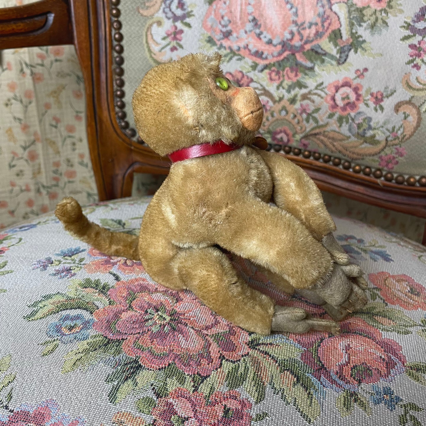 Steiff 1960s Monkey Plush Toy