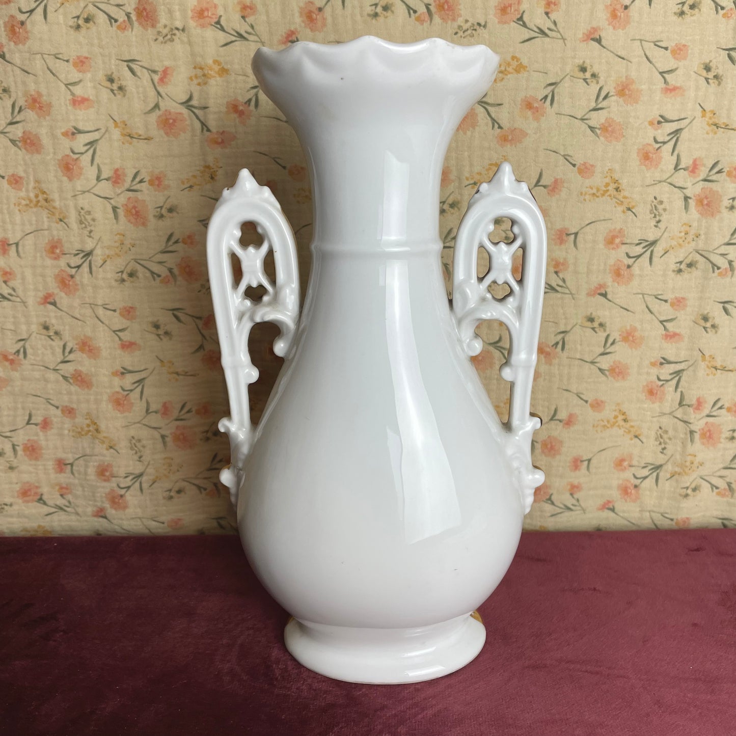 Limoges Porcelain Marian Vase