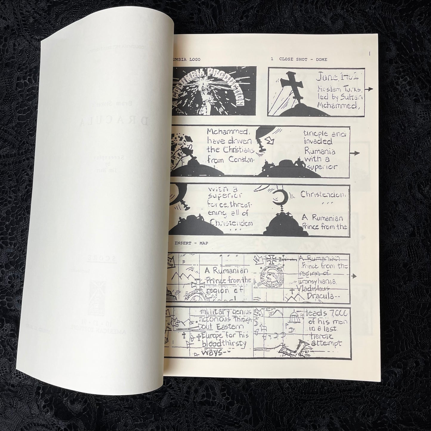 Bram Stoker's Dracula (1992) Storyboards (1991)