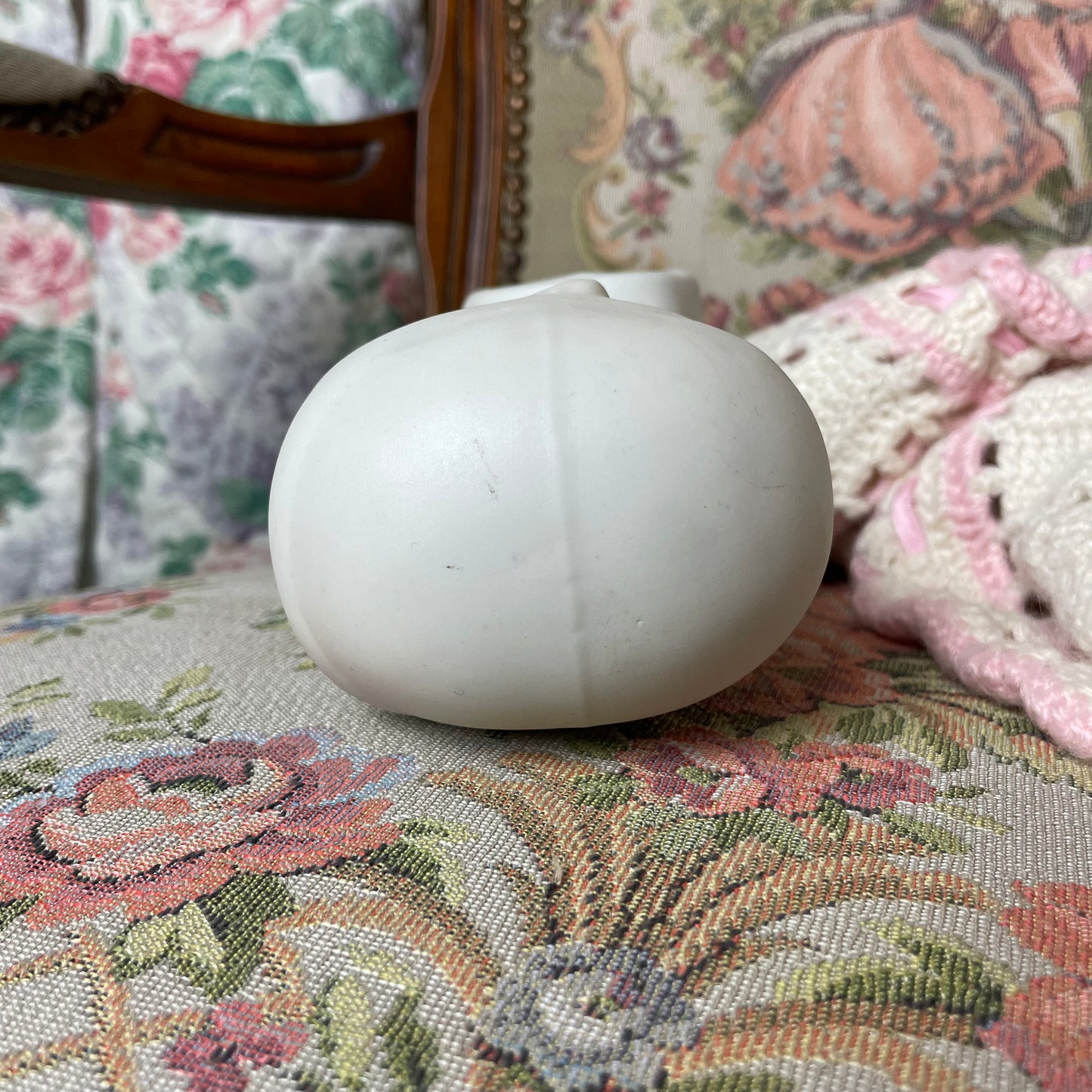 Vintage Biscuit Porcelain Doll Head