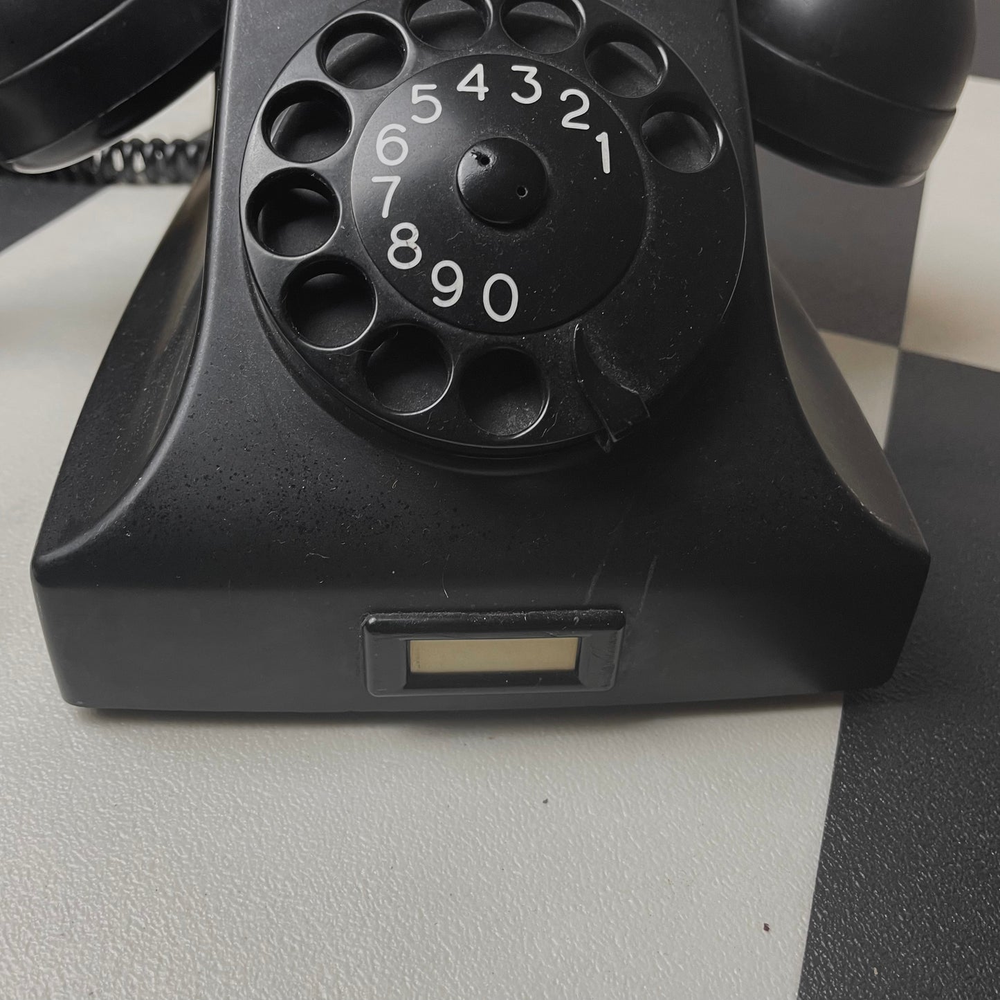 1950s Rotary Phone Black