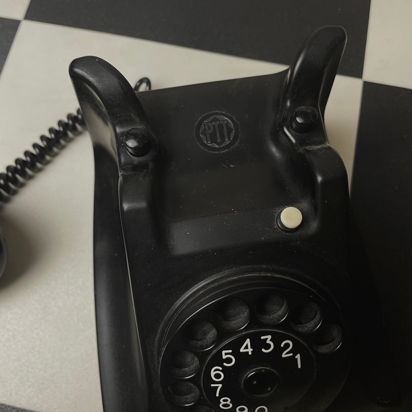 1950s Rotary Phone Black