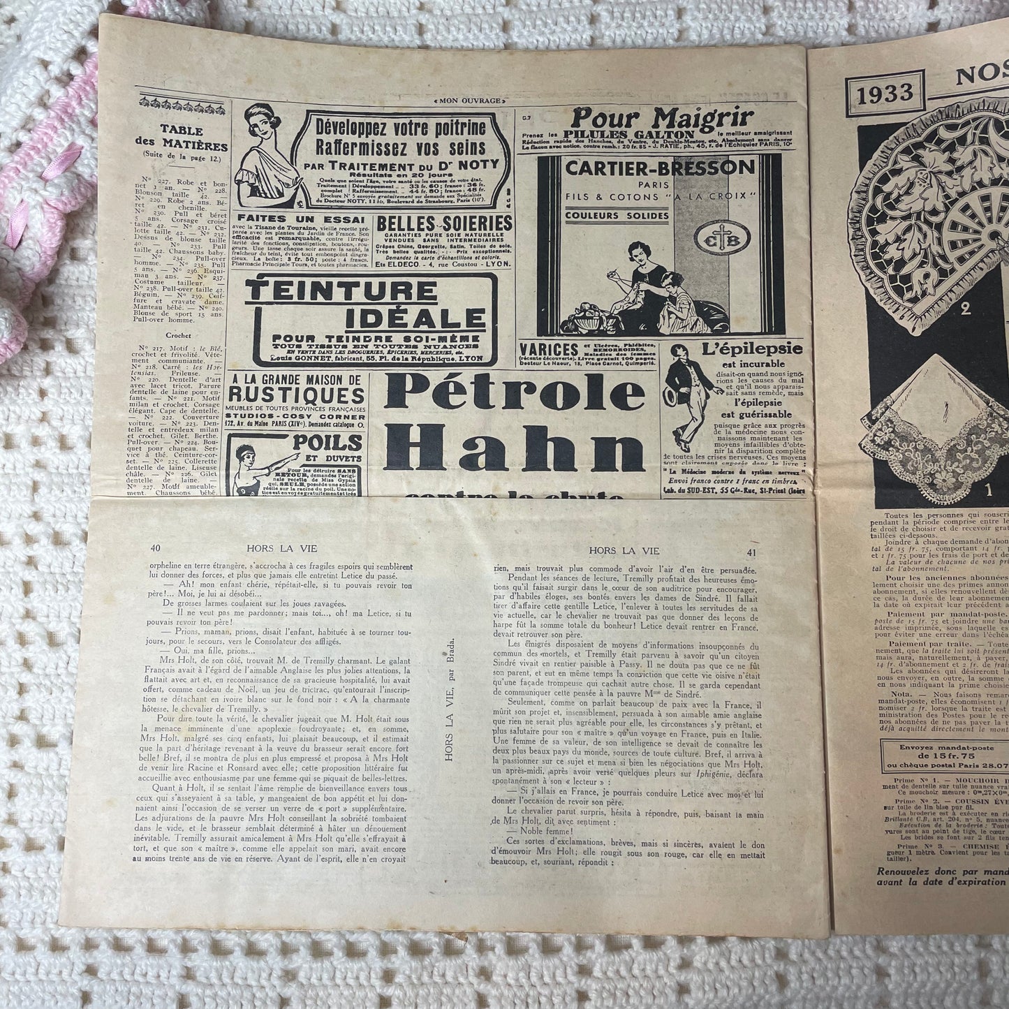Mon Ouvrage Magazine 1933