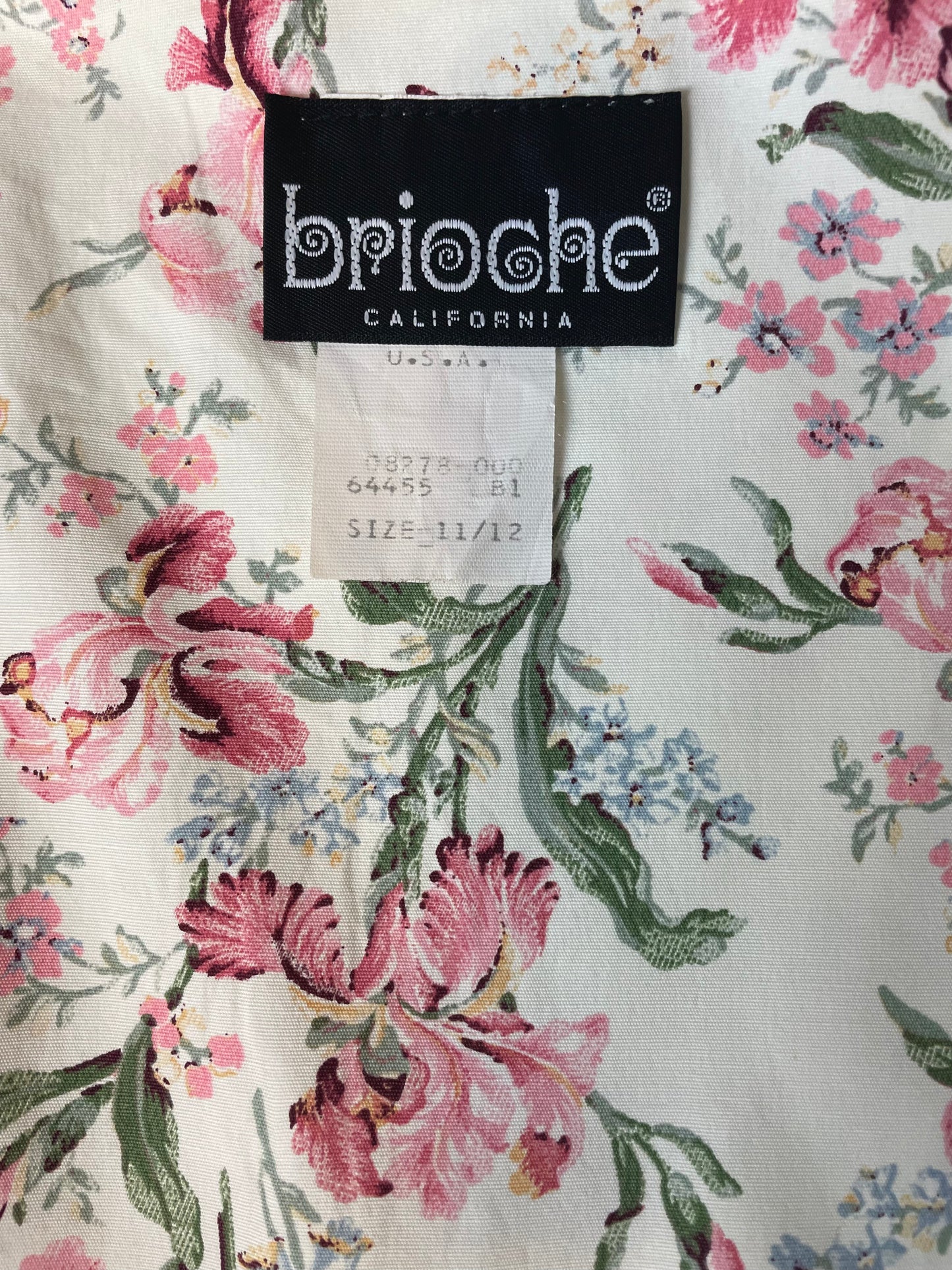 1980s Brioche Off-White Dress