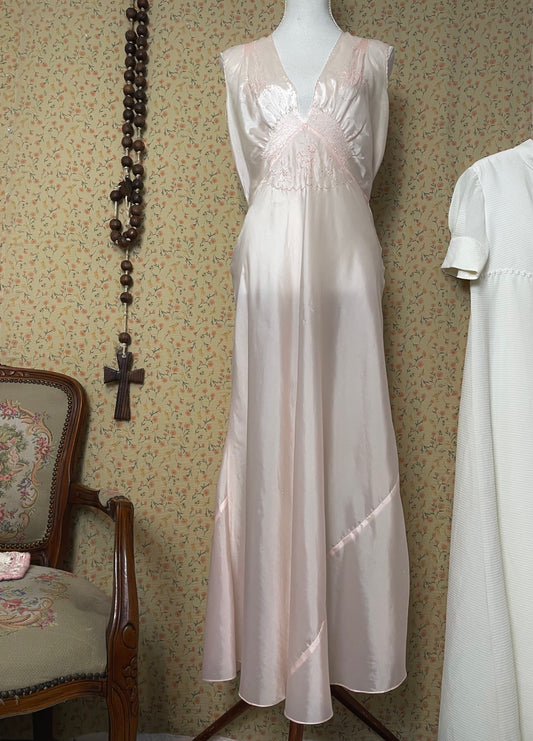 Vintage Silk Nightgown