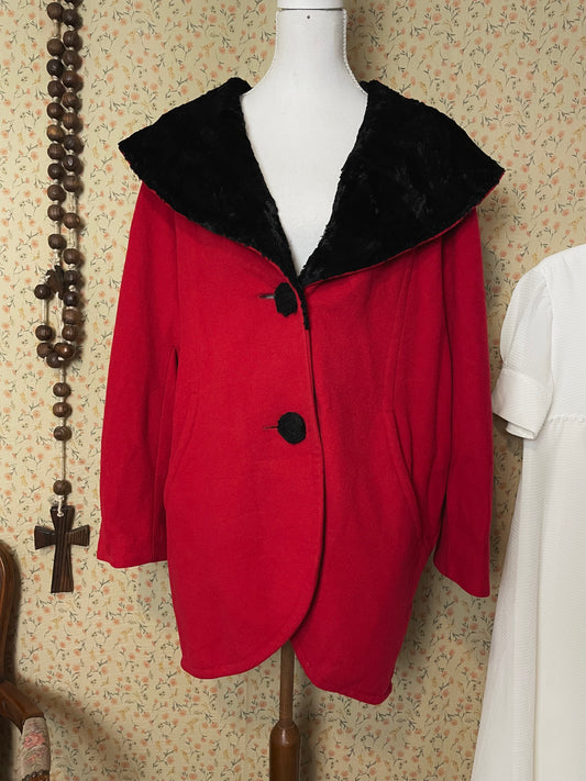 1980s Wool Cashmere Coat