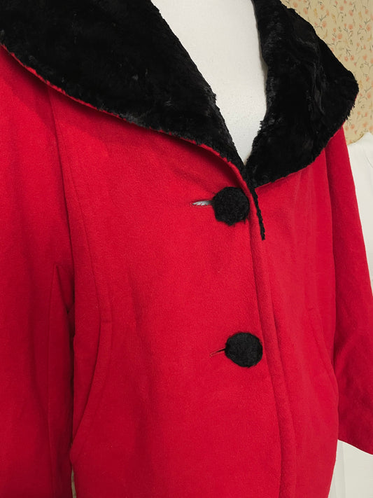 1980s Wool Cashmere Coat