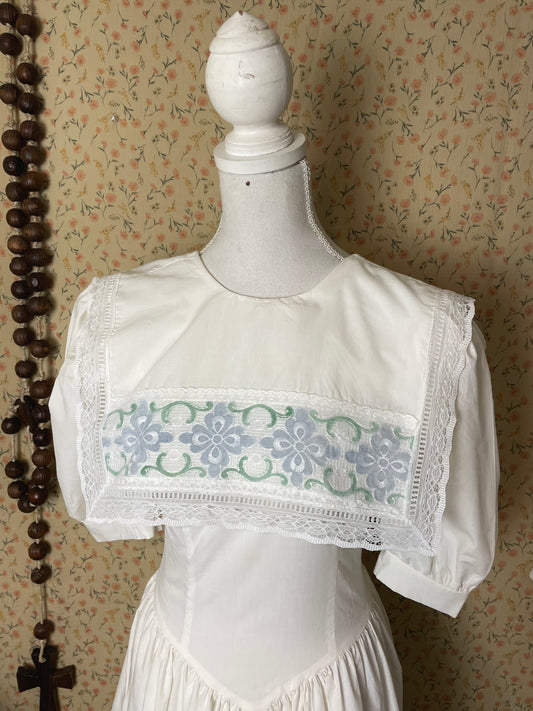 1990s Gunne Sax Lace Dress