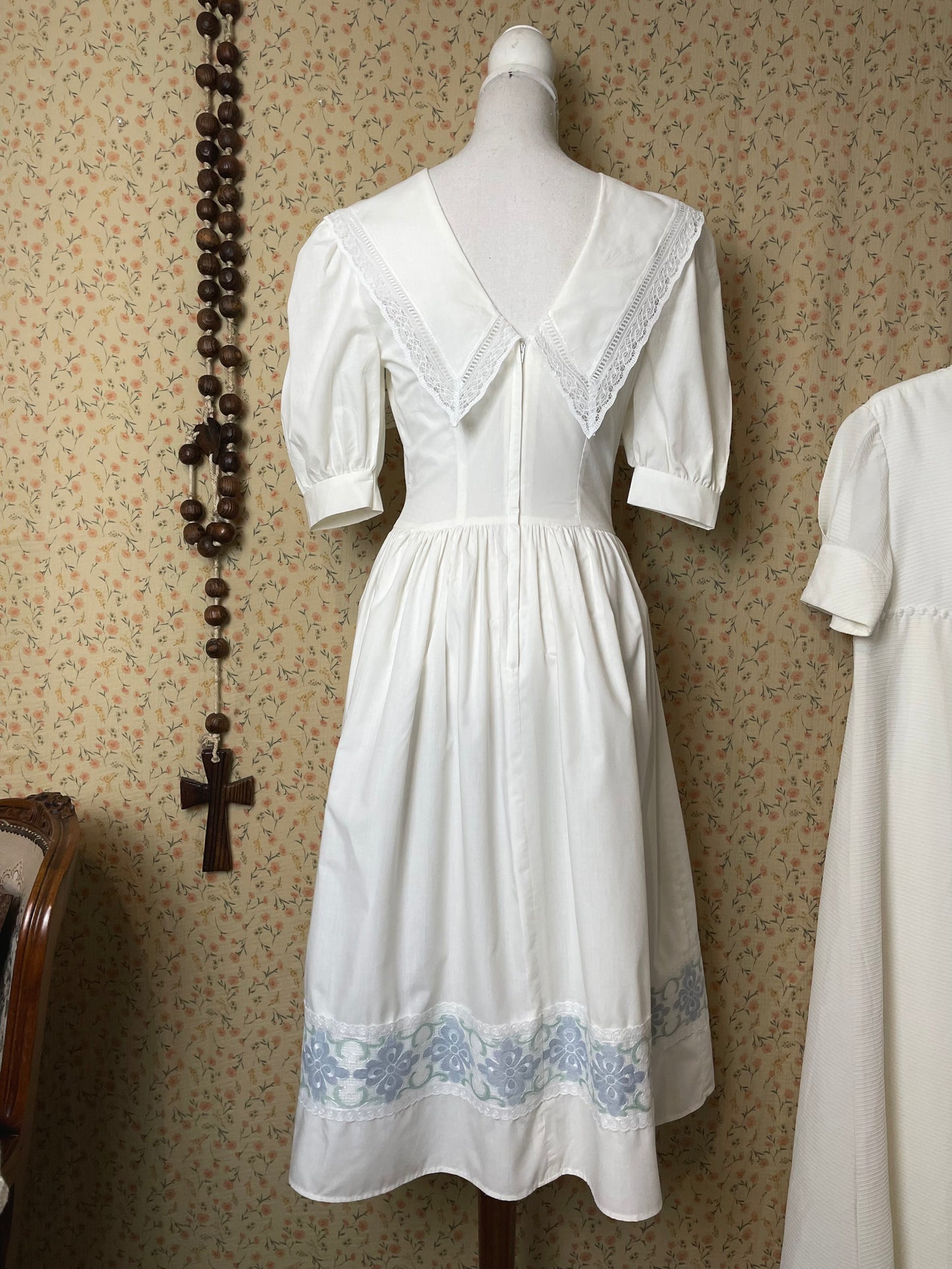 1990s Gunne Sax Lace Dress