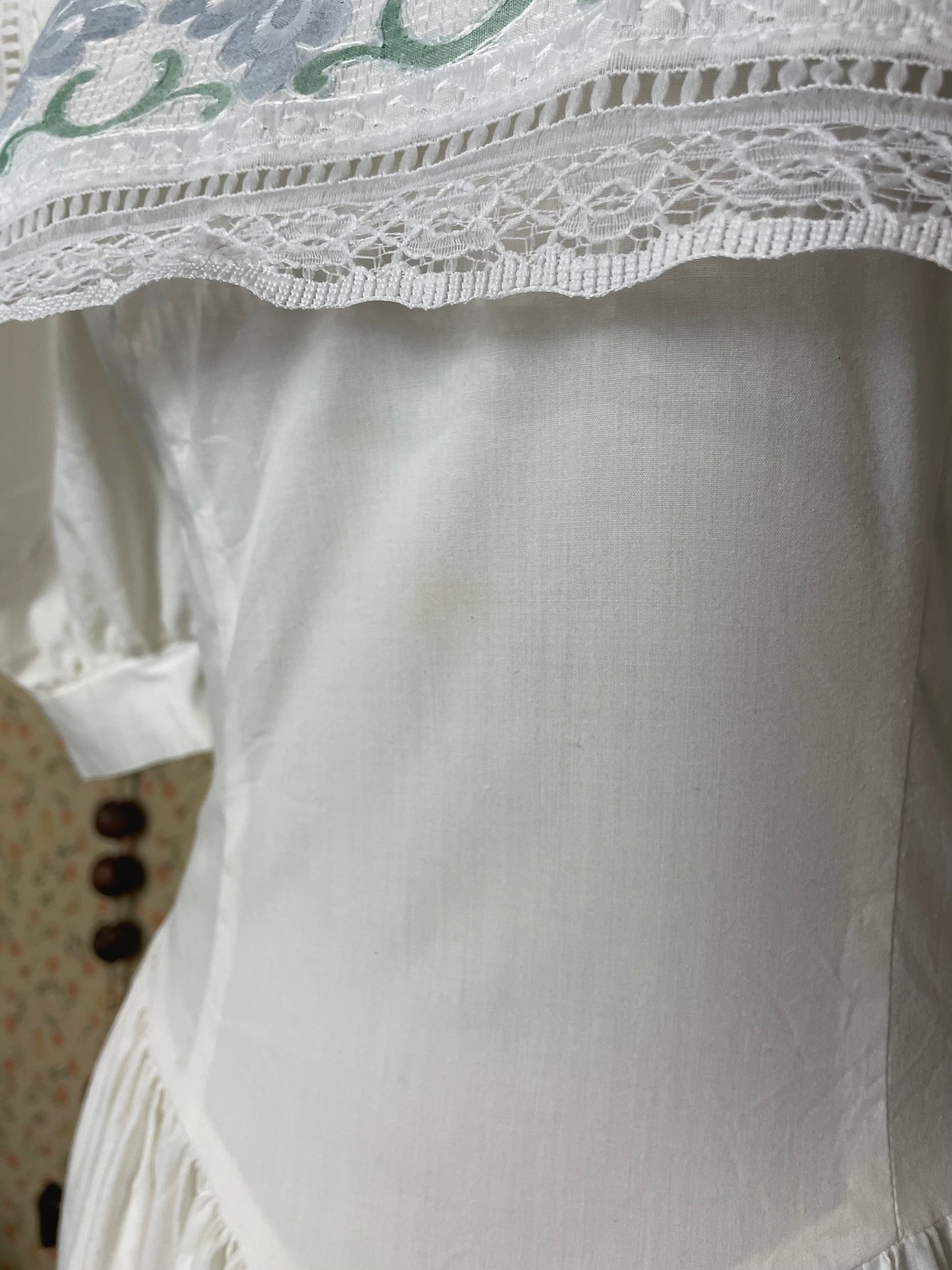 1990s Gunne Sax Lace Dress