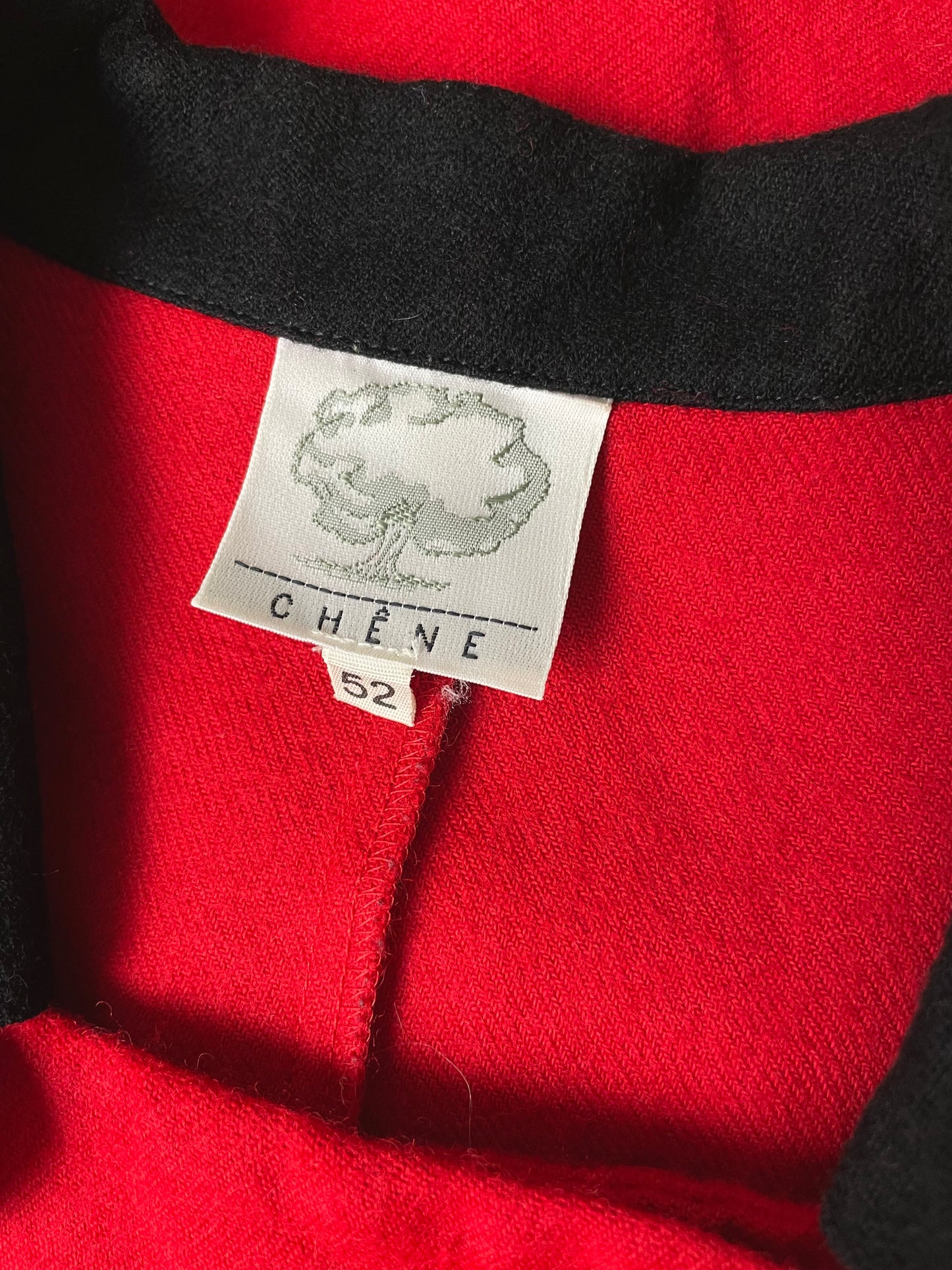 1980s Chêne Wool Dress