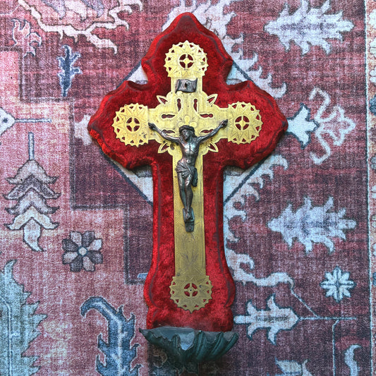 Red Holy Water Font Copper