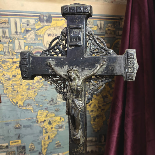 French Gothic Revival Crucifix