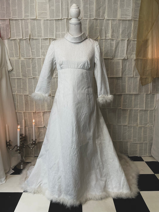 1960s Winter Wedding Dress