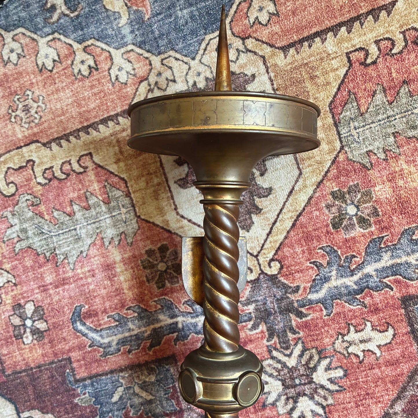 Church Candle Holder IHS