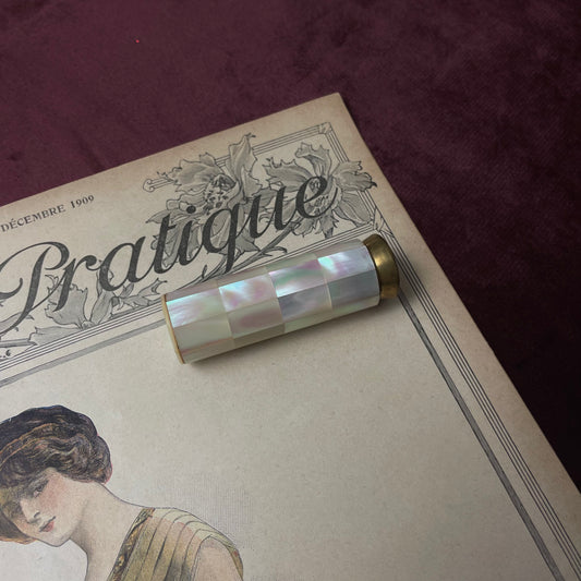 Mother of Pearl Lipstick Case
