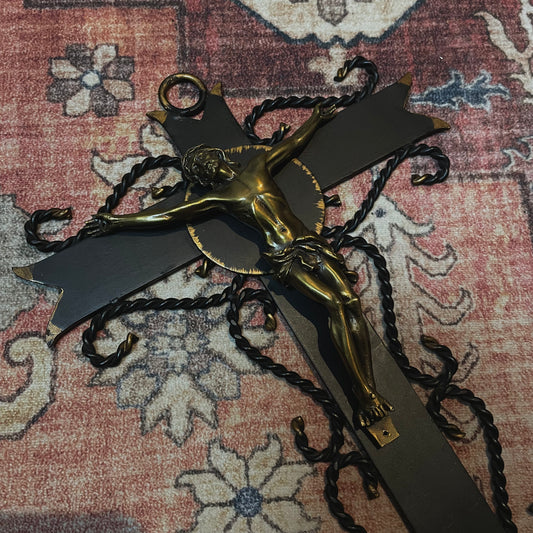 Italian Gothic Revival Crucifix