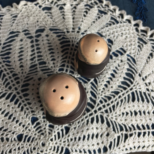 Monk Salt and Pepper Shakers