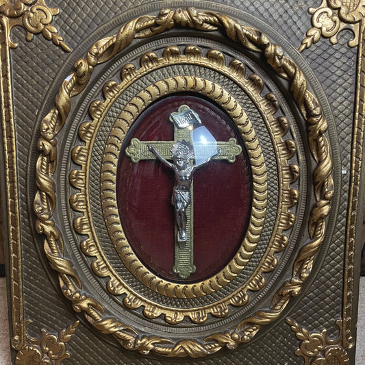 Neo-Baroque Framed Crucifix