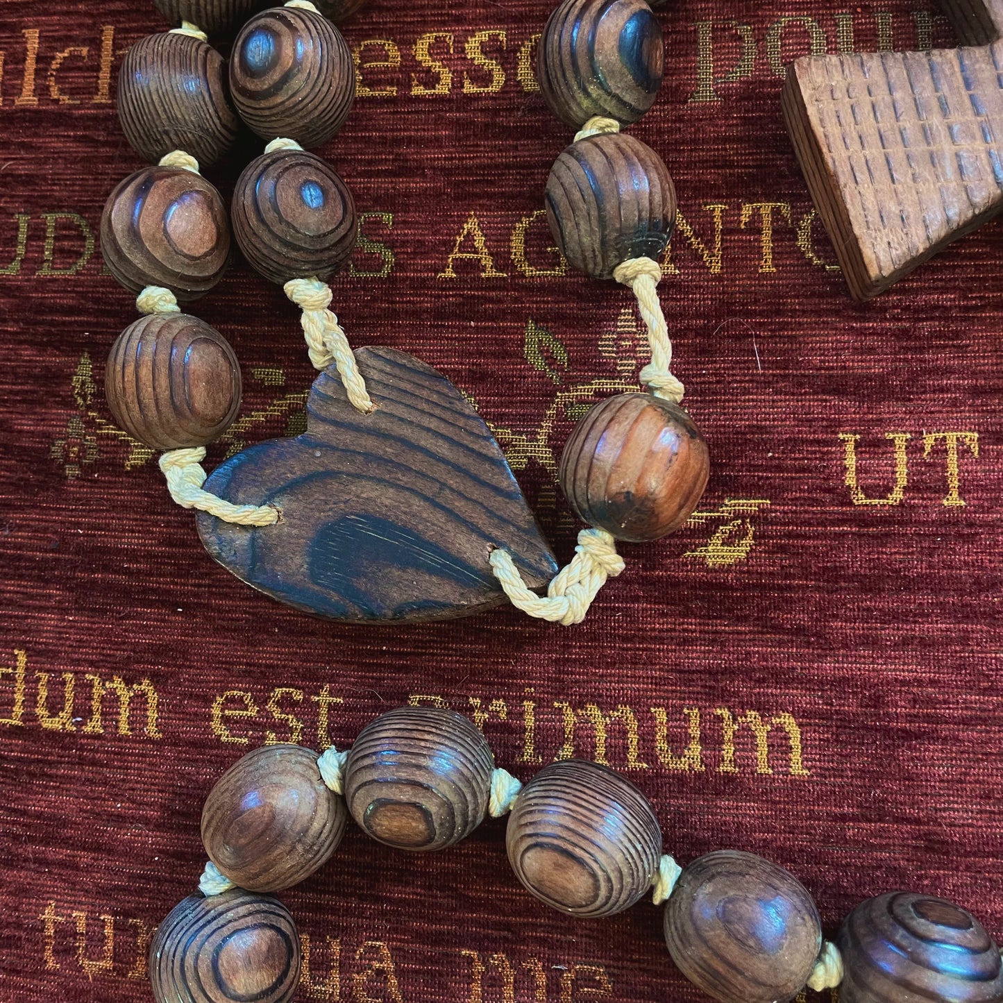 Big Wooden Rosary