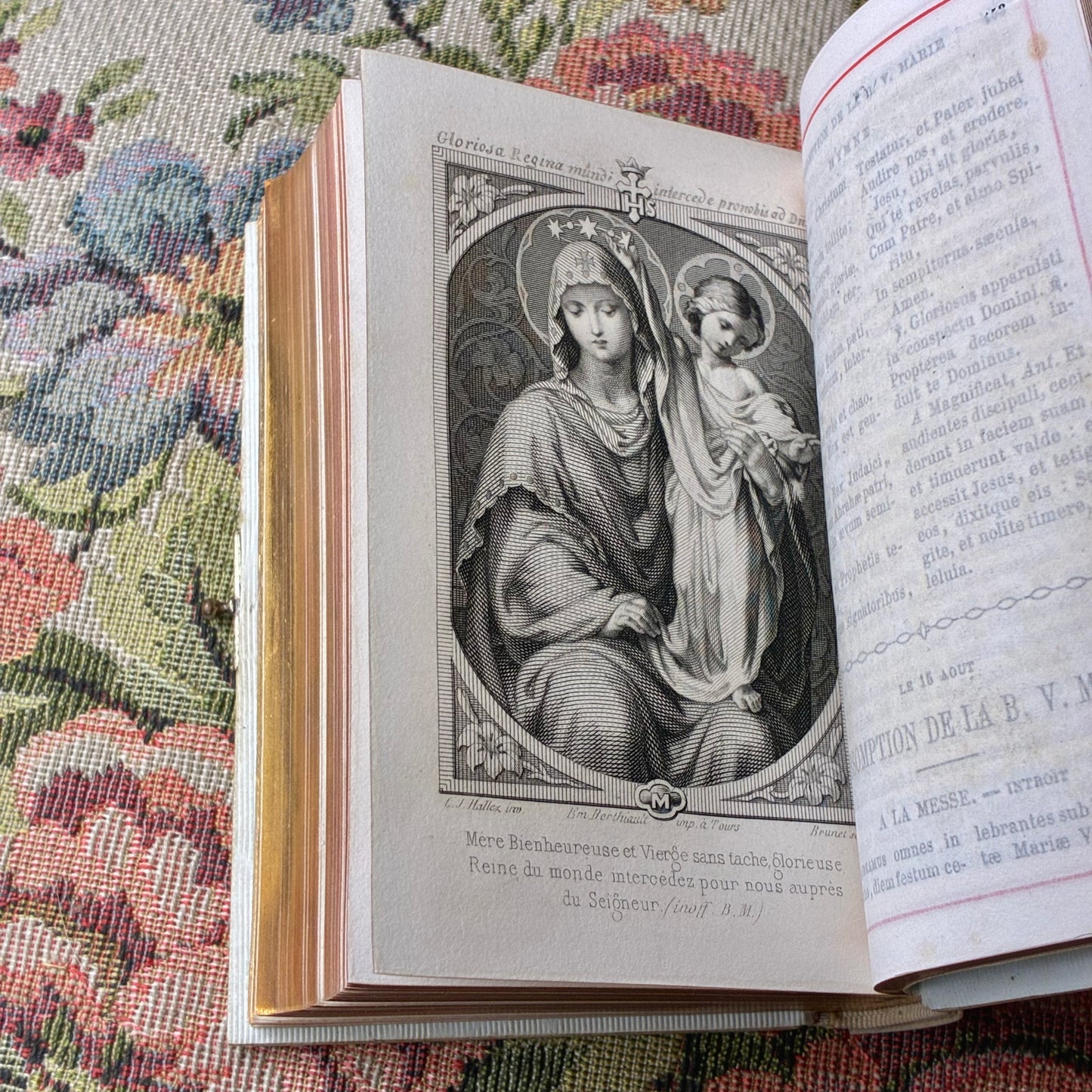 Paroissien Romain 1873 Faux Ivory