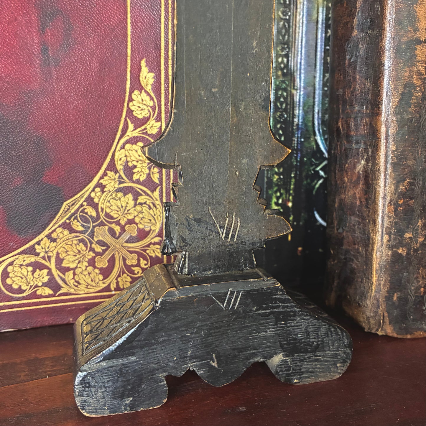 Black Wooden Crucifix