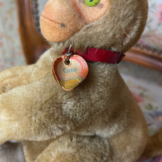 Steiff 1960s Monkey Plush Toy