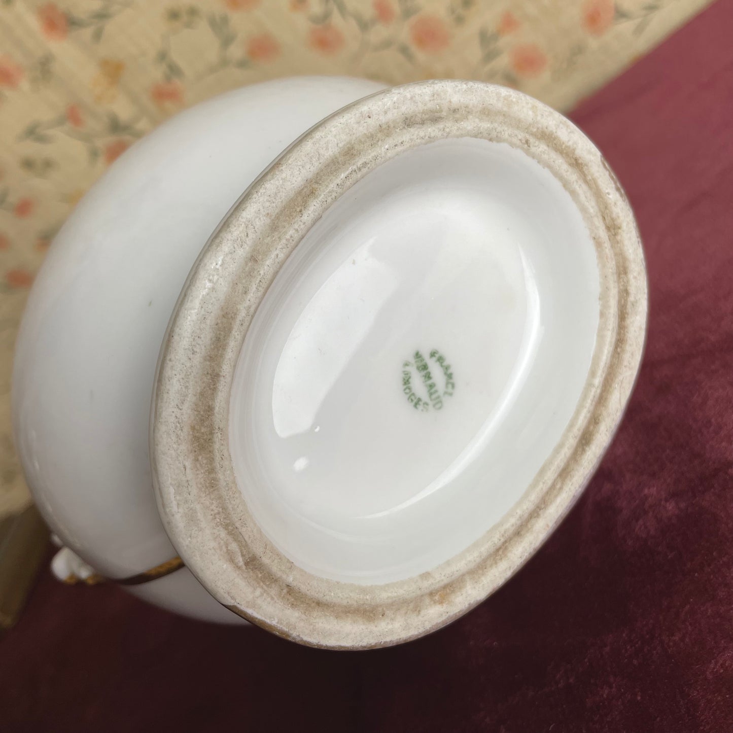 Limoges Porcelain Marian Vase