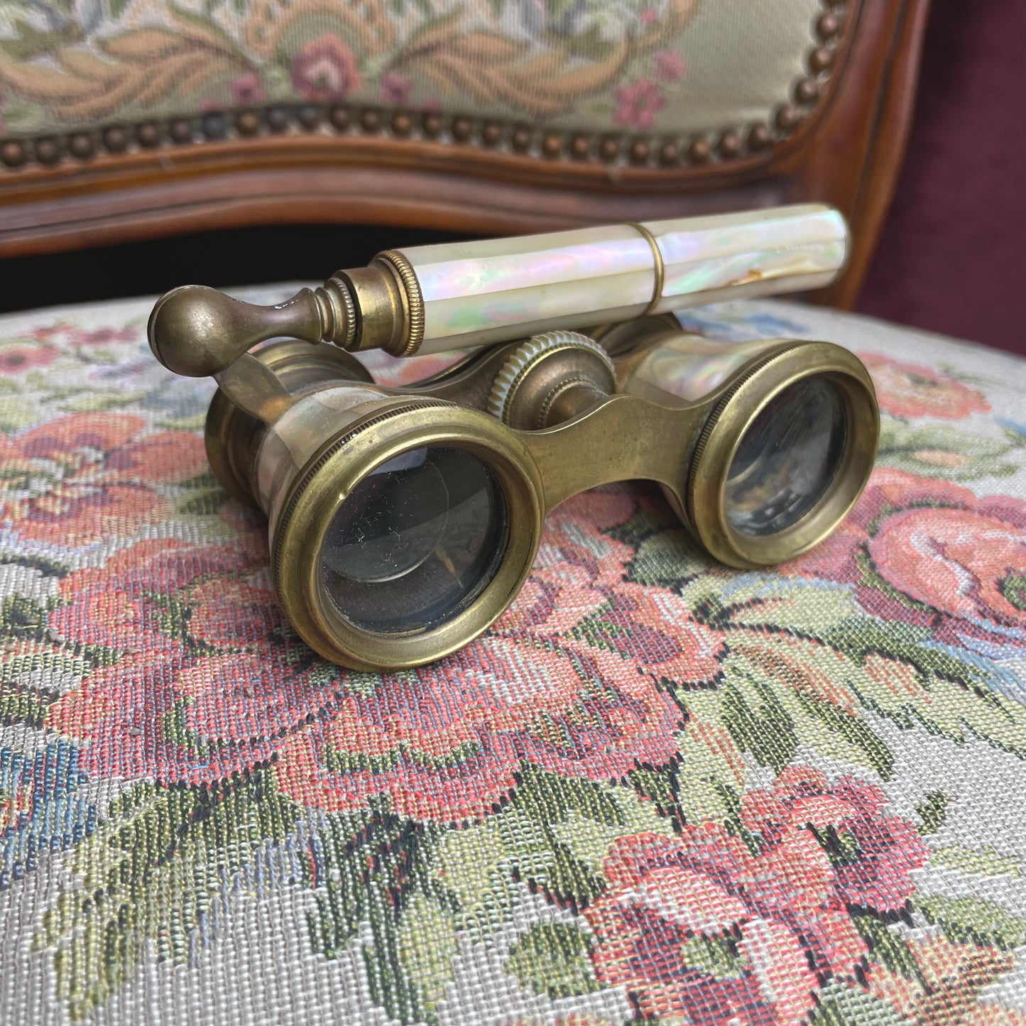 Opera Glasses with Lorgnette Handle
