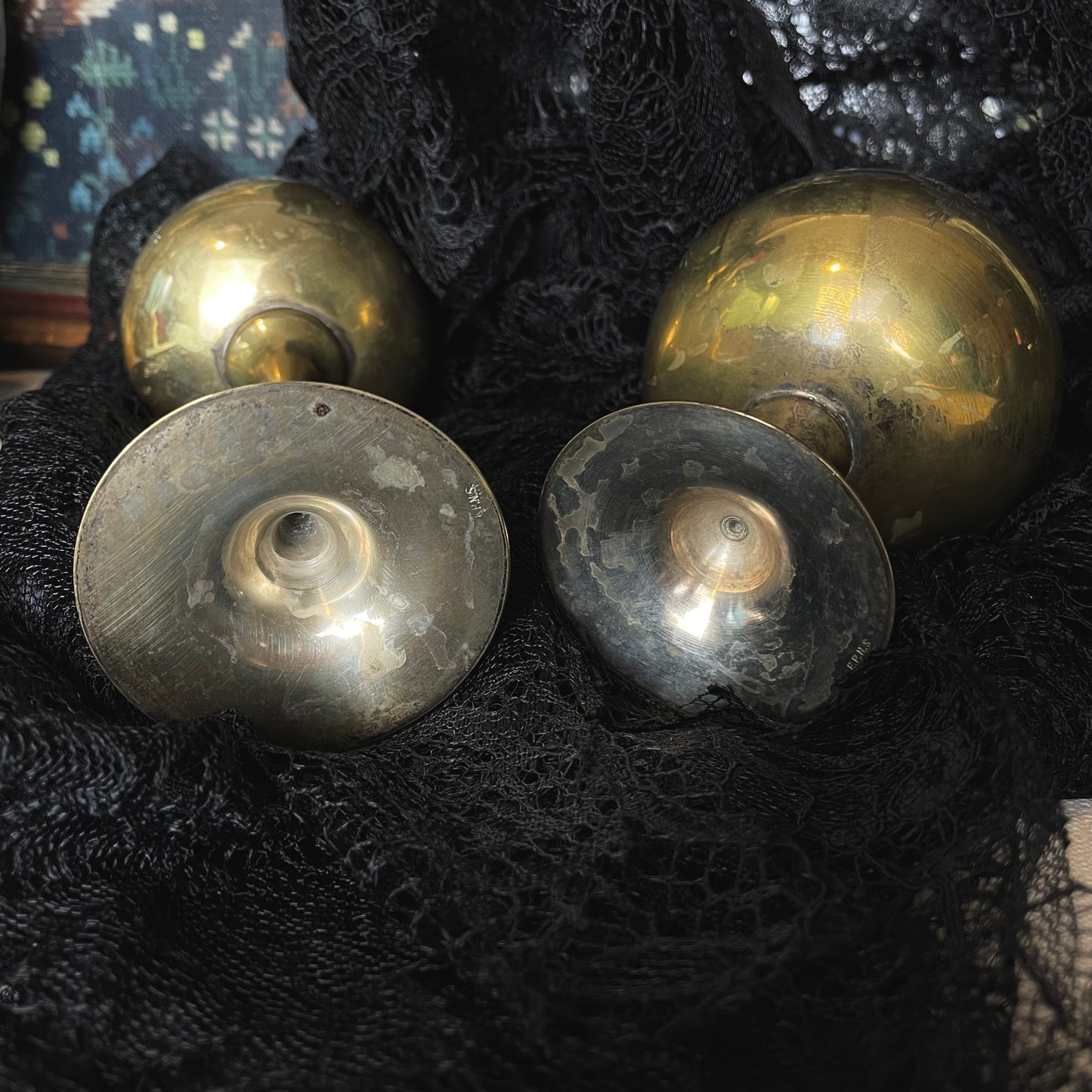 1970s Brass Cups Set