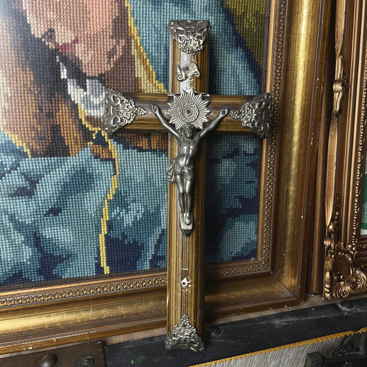 1910s Tin Crucifix