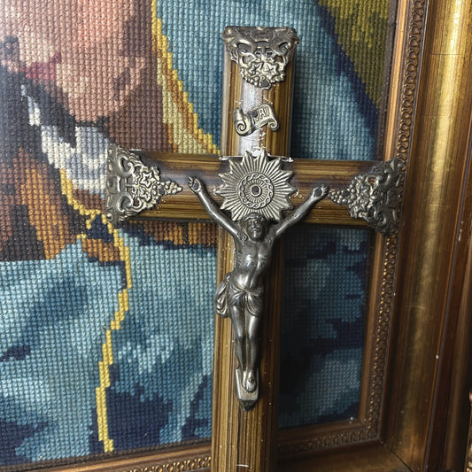 1910s Tin Crucifix