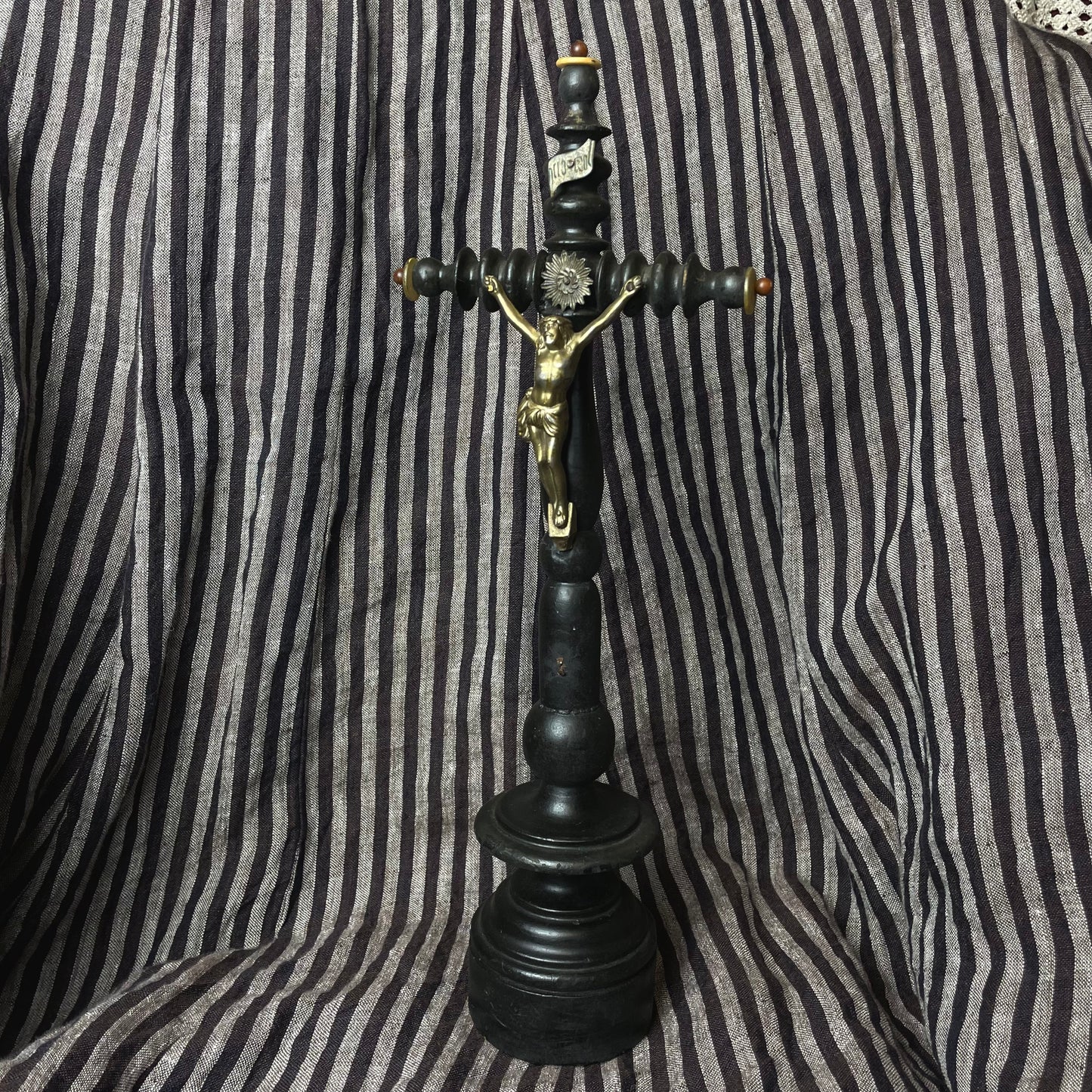 Victorian Wooden Crucifix