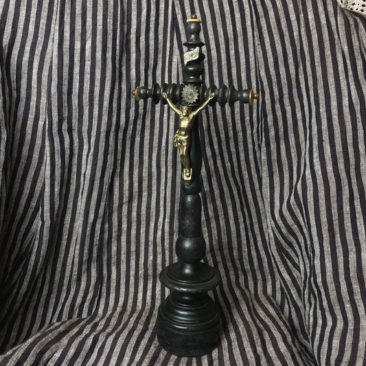 Victorian Wooden Crucifix