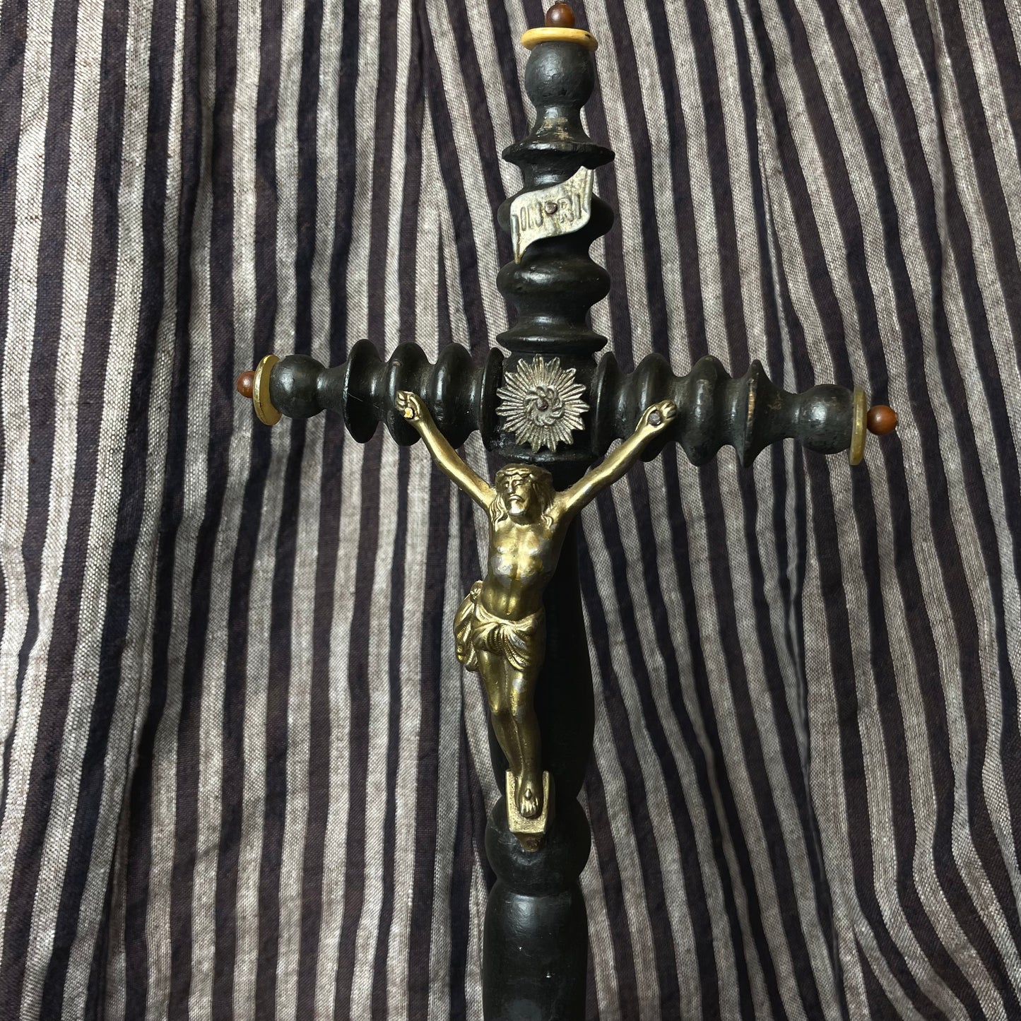 Victorian Wooden Crucifix