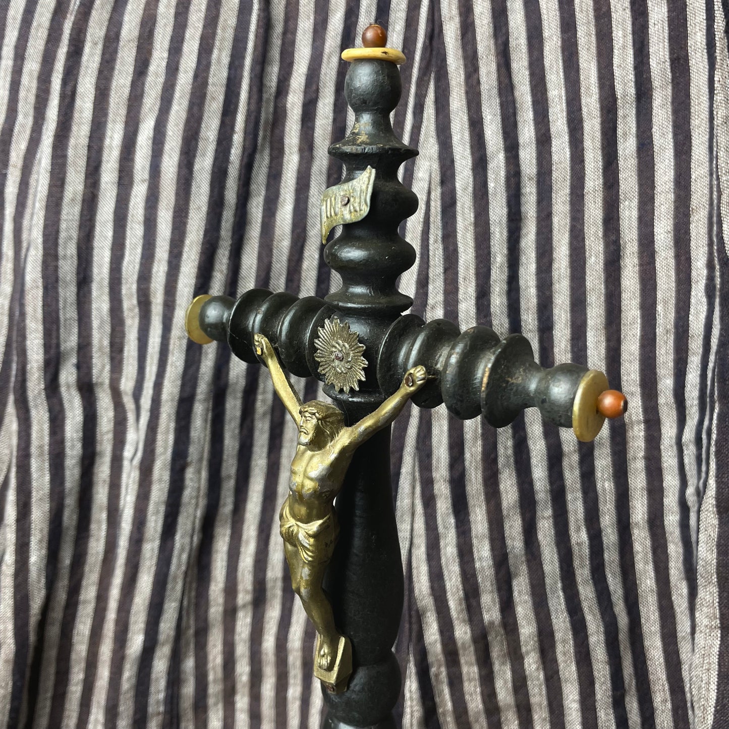 Victorian Wooden Crucifix