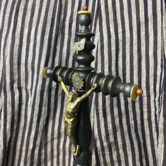 Victorian Wooden Crucifix