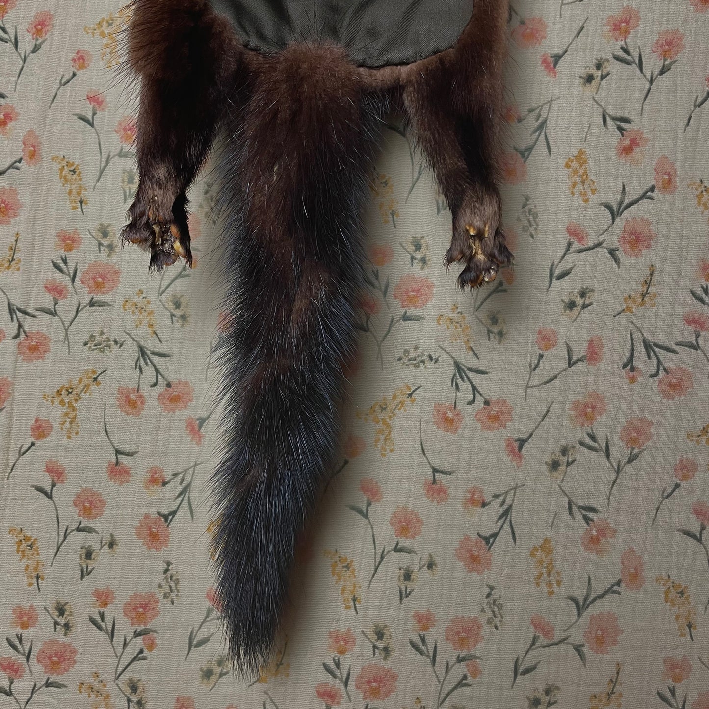 Vintage Mink Scarf with Lining