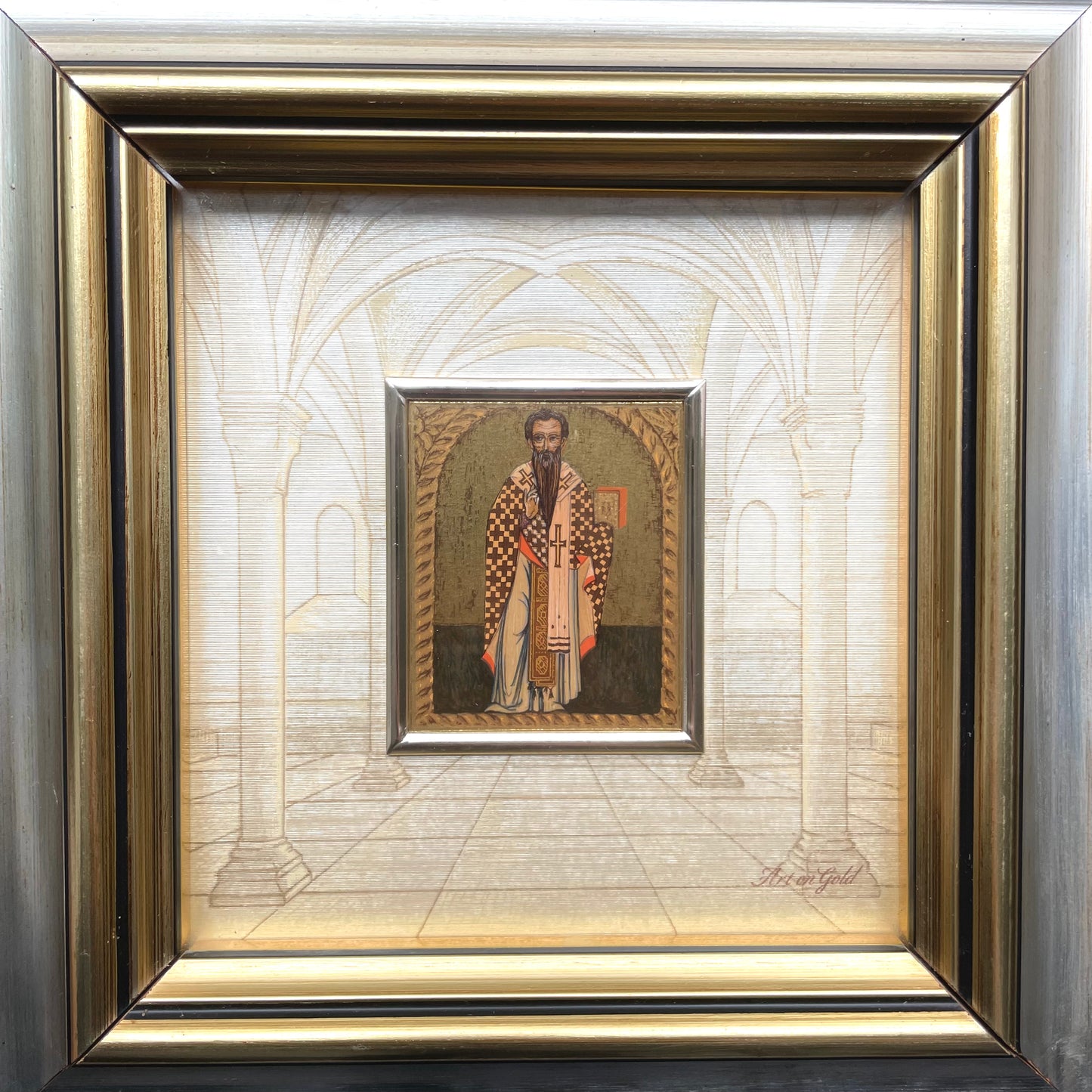 GoldArt Basilius Magnus Icon