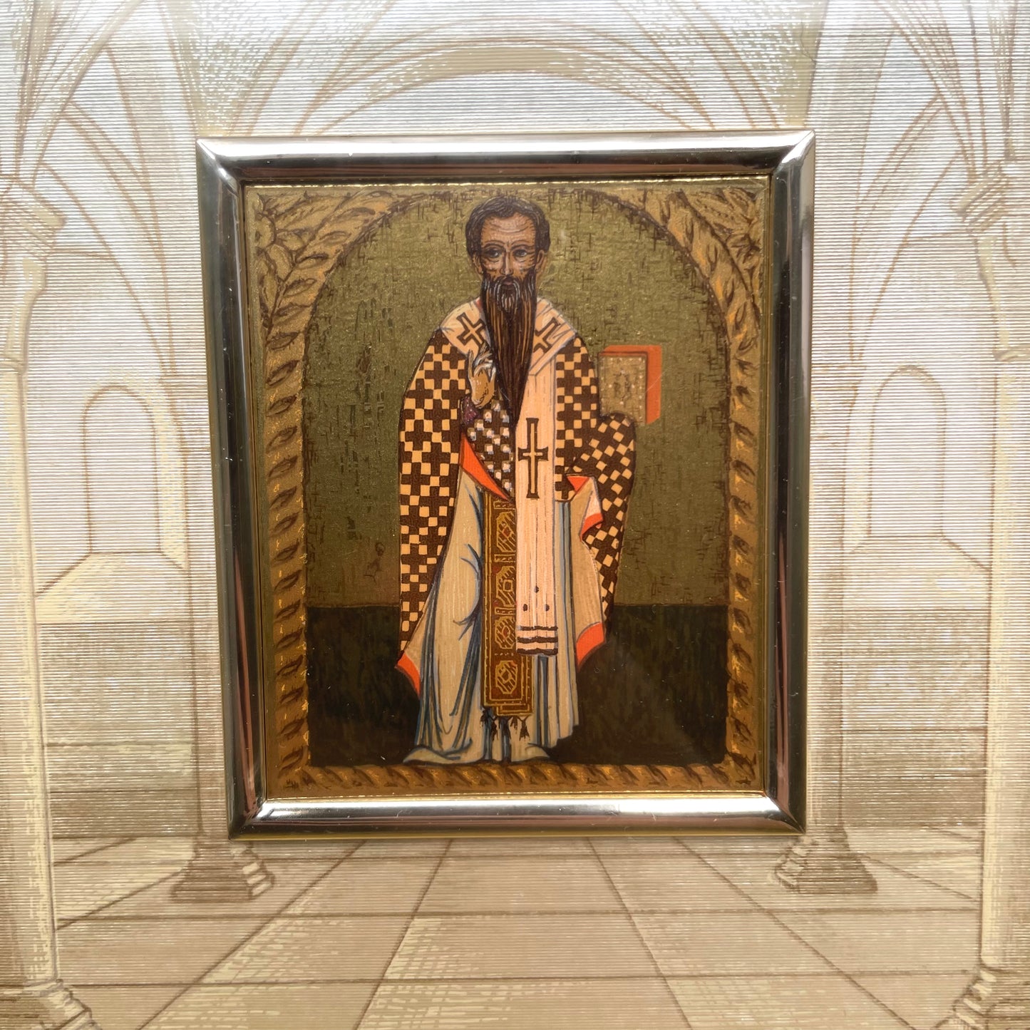 GoldArt Basilius Magnus Icon