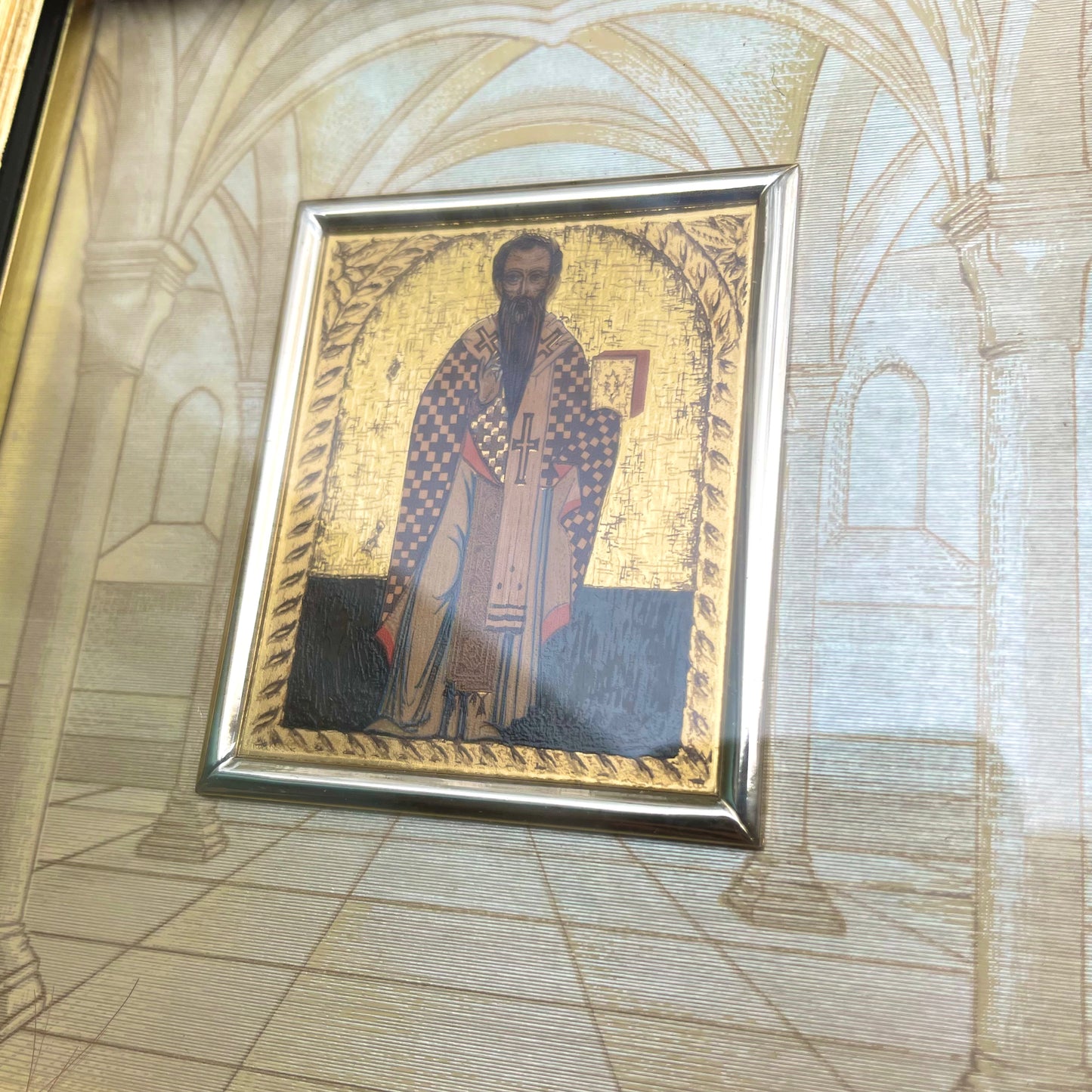 GoldArt Basilius Magnus Icon