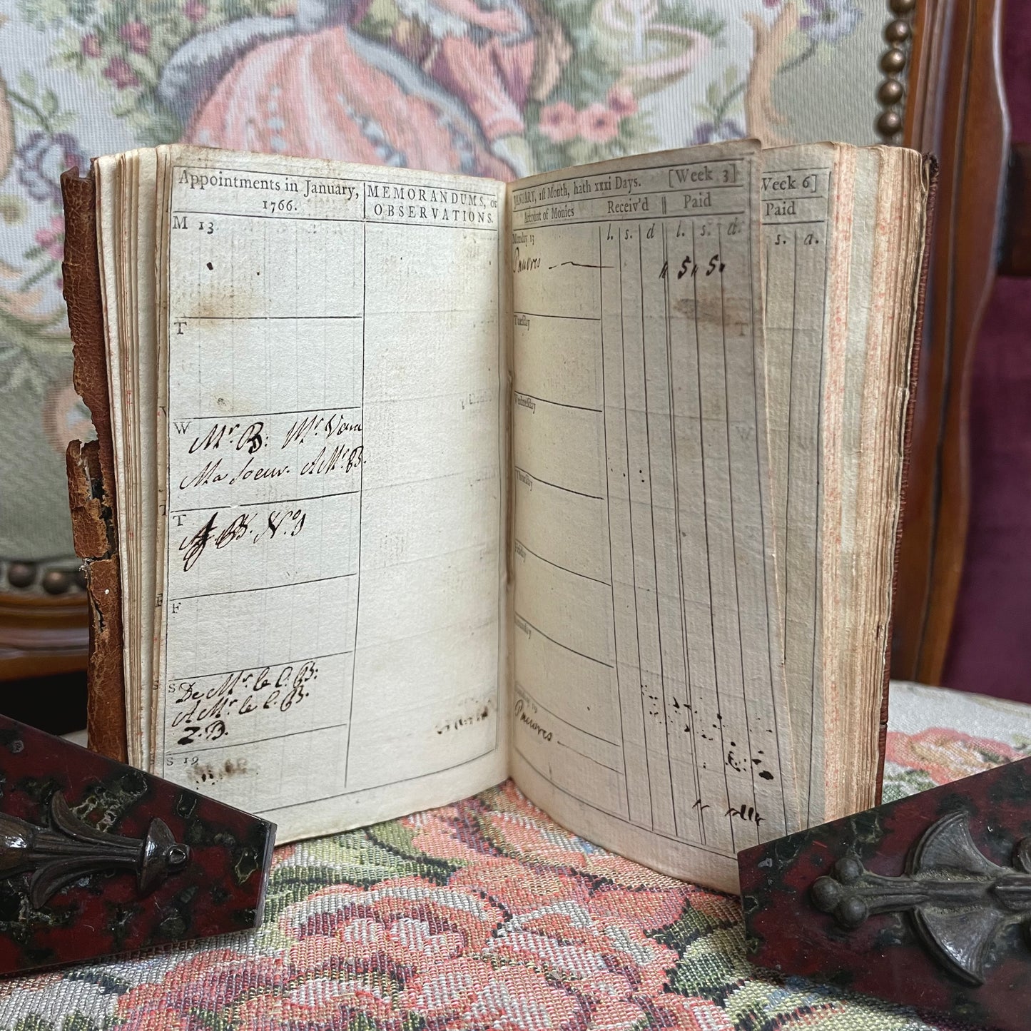 Pocketbook for Ladies 1766