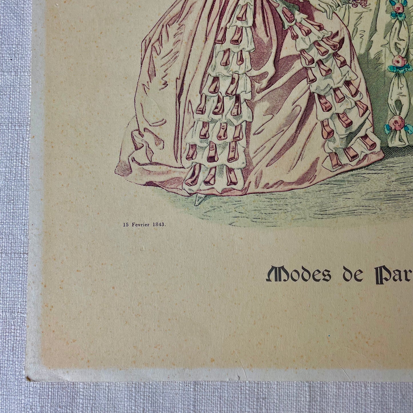 Original 1902 Fashion Print