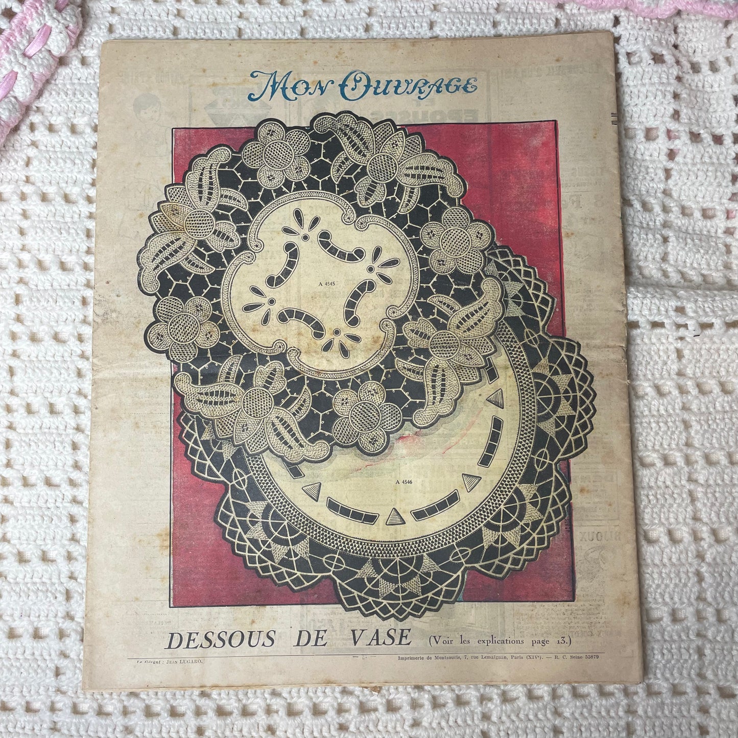 Mon Ouvrage Magazine 1933