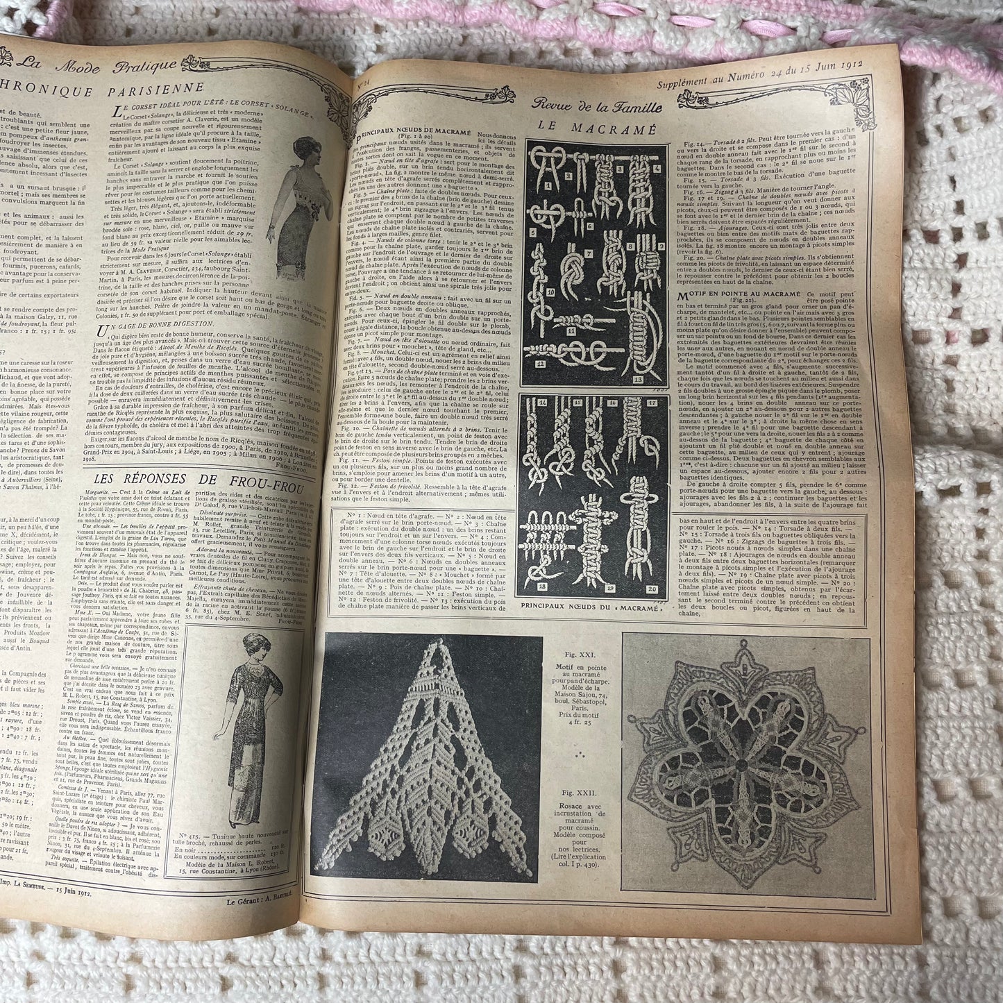 La Mode Pratique Magazine 1912