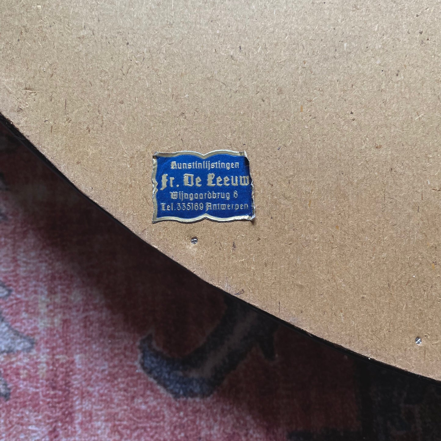 Victorian Frame with Charcoal Drawing