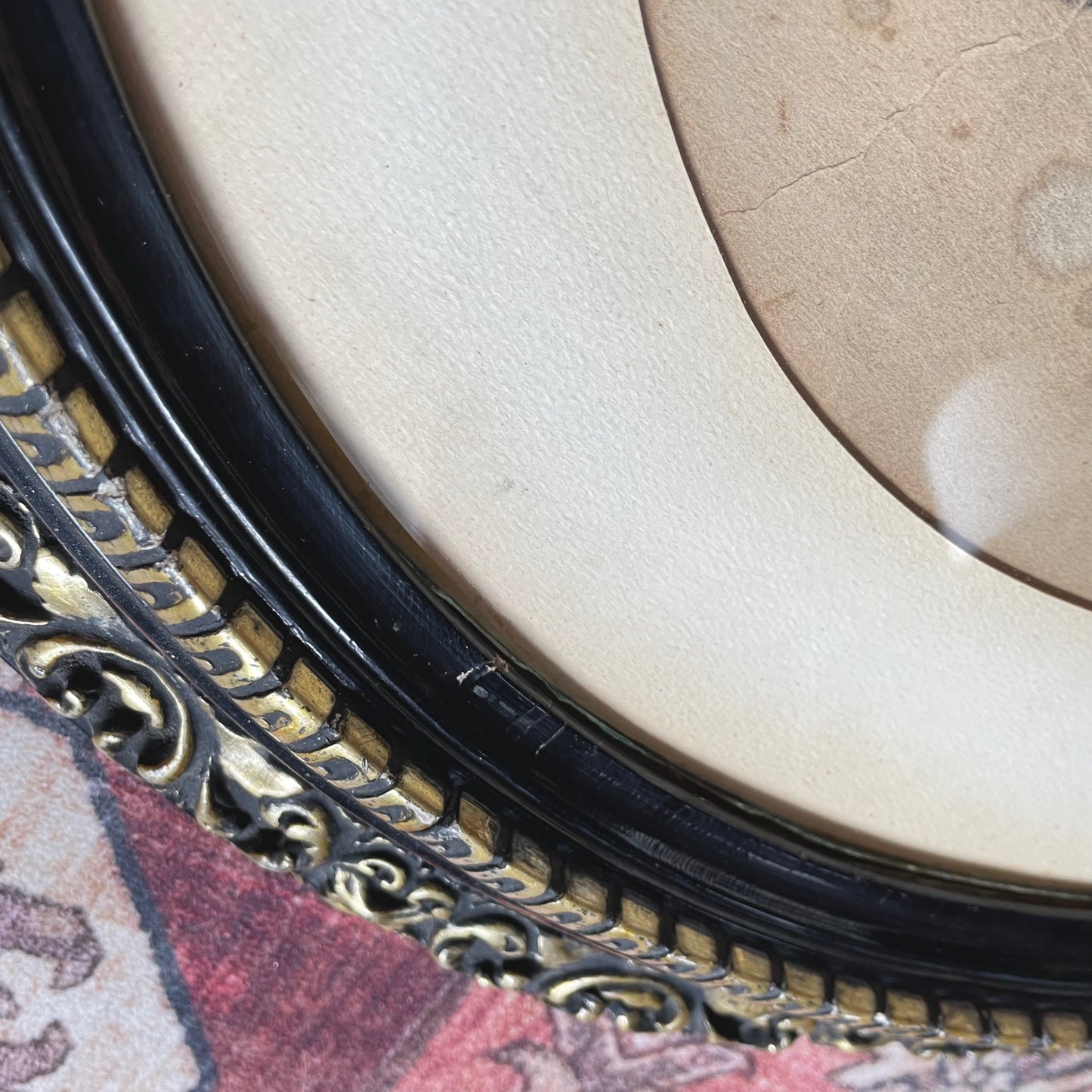 Victorian Frame with Charcoal Drawing