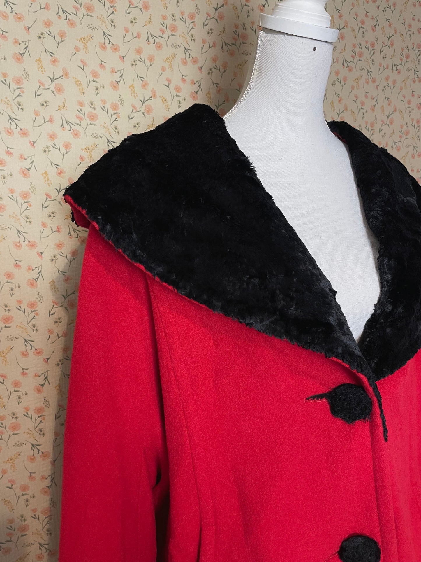 1980s Wool Cashmere Coat