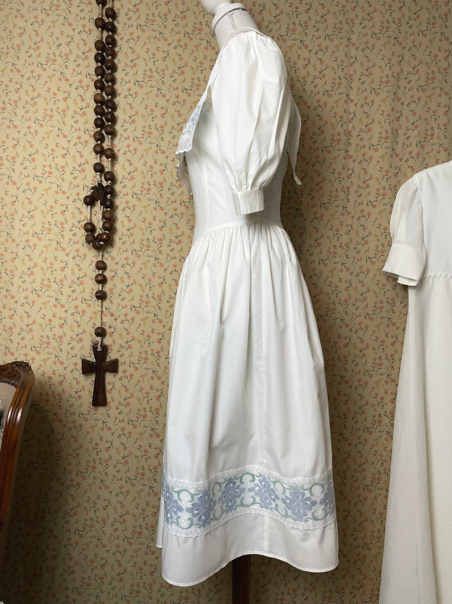 1990s Gunne Sax Lace Dress